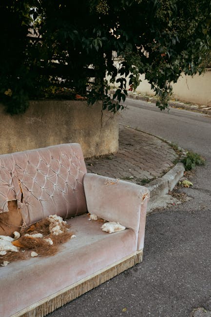 Vintage sofa removal on Bessborough Gardens quick rubbish solution